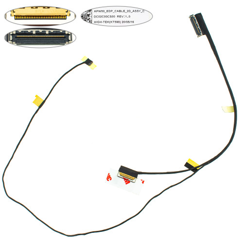 Шлейф матриці для ноутбука HP (ZBOOK 15 G3, ZBOOK 15 G4) LED (DC02C00CS00)