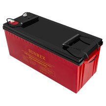 Акумуляторна батарея SUNREX SRHG12-200, Ємність: 200Ah, 12V, 58.7kg, гелевий, розміри: 532х206х215мм (ДБЖ UPS)