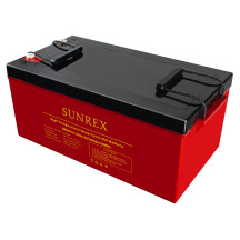 Акумуляторна батарея SUNREX SRHG12-300, Ємність: 300Ah, 12V, 77.3kg, гелевий, розміри: 520х268х220мм (ДБЖ UPS)
