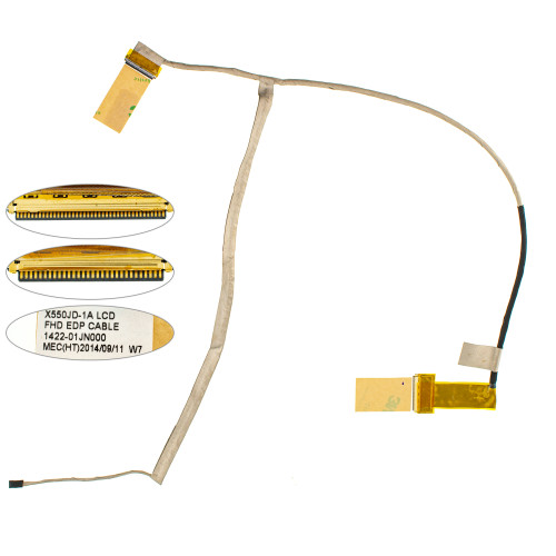 Шлейф матрицы для ноутбука Asus (X550) 30pin 40pin LED (1422-01JN000)
