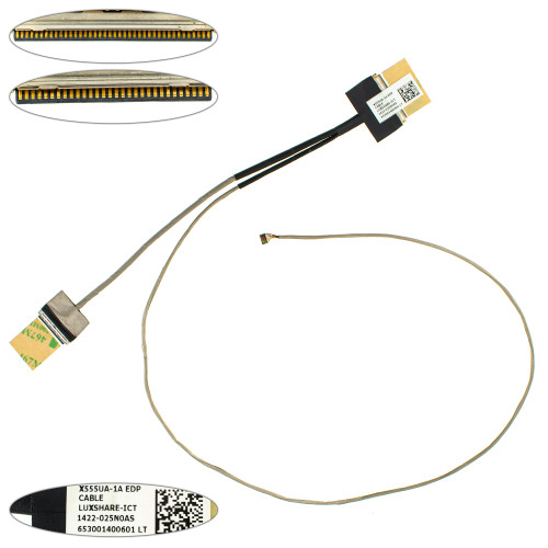 Шлейф матриці для ноутбука Asus (F555UA, X555) 30pin 40pin LED (1422-025N0AS)