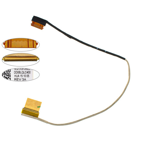 Шлейф матрицы для ноутбука Toshiba (L50-C, C55D-C, ) 40pin insert LED (DD0BLQLC400)