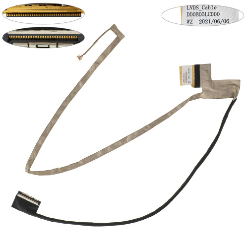 Шлейф матрицы для ноутбука Toshiba (C70, C70-D, C70-A) LED (DD0BD5LC000)