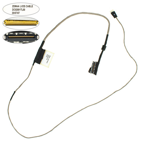 Шлейф матрицы для ноутбука Toshiba (E55, E55T, M50-A, M50D-A) LED (DC02001TL00)