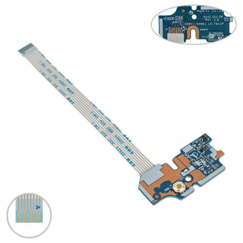 Плата с кнопкой включения для ноутбука ACER (E1-571 E1-531 V3-571), (ls-7912p)