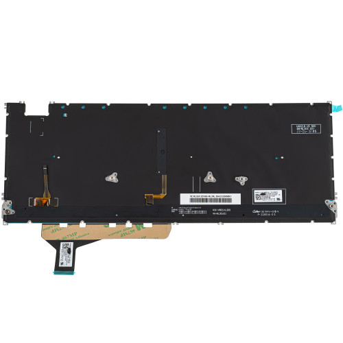 Клавіатура для ноутбука ASUS (UX3402 series) rus, black, без фрейму, підсвічування клавіш