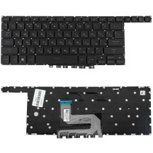 Клавиатура для ноутбука ASUS (GX650 series) rus, black, без фрейма, подсветка клавиш (RGB)