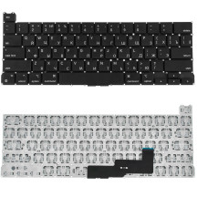 Клавіатура для ноутбука APPLE (MacBook Pro: A2338 (2020)) rus, black, без підсвічування