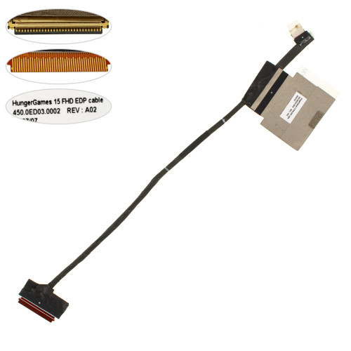 Шлейф матрицы для ноутбука HP (15-cn 15m-cn , FHD 30pin), (450.0ed03.0002)