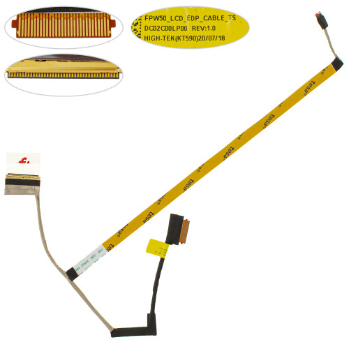 Шлейф матрицы для ноутбука HP (15-dw 15S-DY 15s-DU 15-CS TPN-C139 40pin), (DC02C00LP00)