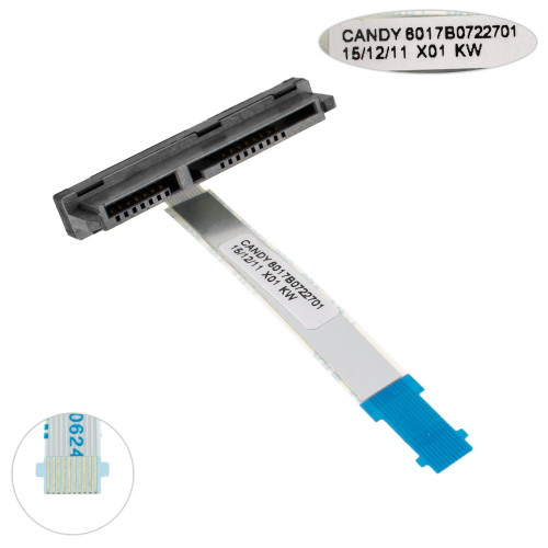 Шлейф жесткого диска SSD/HDD для ноутбука HP (248 G1 350 340 345 G1 350 355 325 G2), (6017b0722701)