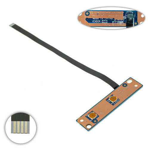 Плата с кнопкой включения для ноутбука LENOVO (G580 G585 G480 G485), (LS-7983P)