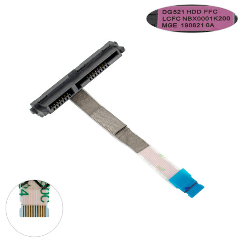 Шлейф жесткого диска SSD/HDD для ноутбука LENOVO (Ideapad 320-15ast iap 5000 520-15 330-15 ikb), (NBX0001K210)