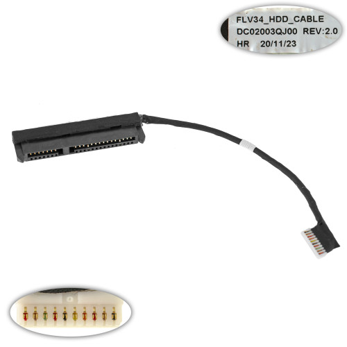 Шлейф жорсткого диска SSD/HDD для ноутбука LENOVO (Thinkbook 14 15 G2 ITL ARE 2020), (DC02003QJ00)