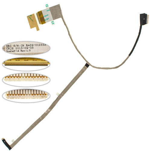 Шлейф матриці для ноутбука Samsung NP300E4C NP305E4A LCD Lvds Cable (BA39-01233A)