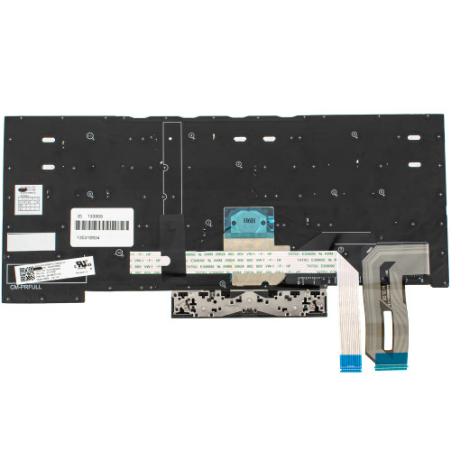 Клавиатура для ноутбука LENOVO (ThinkPad: T490s, T495s) rus, black, без фрейма