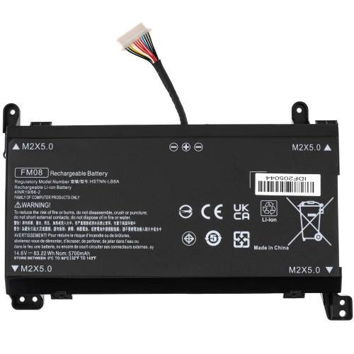 Батарея для ноутбука HP FM08 12pin (Omen 17-AN000 series) 14.6V 5700mAh 83.22Wh black