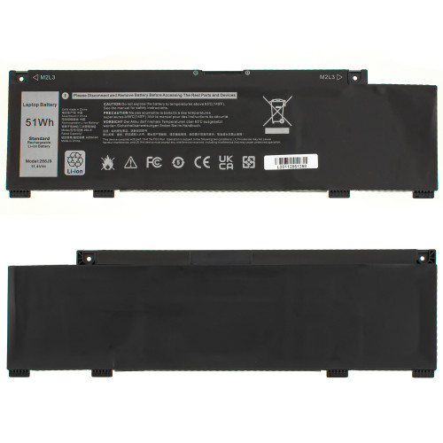 Батарея для ноутбука DELL 266J9 (G3 15 3590, G3 15 3500, G3 15 5500, Inspiron 14 5490) 11.4V 4255mAh 51Wh Black