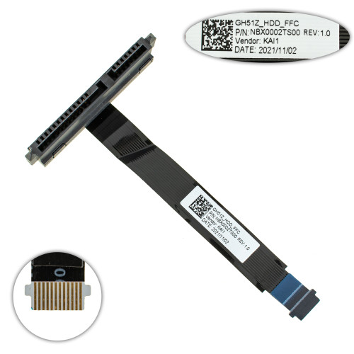 Шлейф жесткого диска SSD/HDD для ноутбука ACER (AN515-45-56 AN517-41/53/54), (NBX0002TS00)