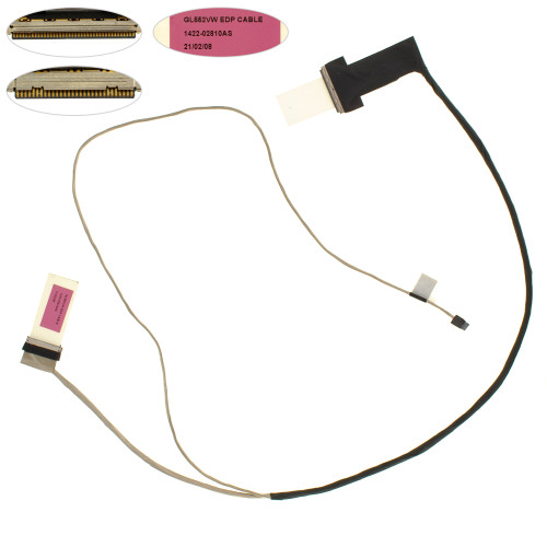 Шлейф матрицы для ноутбука ASUS (GL552VW/jx/j/v/vl ZX50J/JX/VW/VX 40pin,30pin), (1422-02820as)