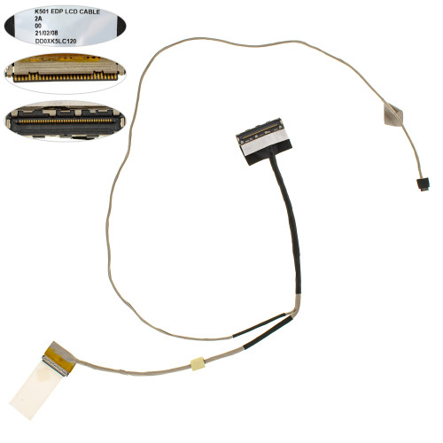 Шлейф матрицы для ноутбука ASUS (K501 K501LX A501L V505L K501L B5200 30pin), (dd0xk5lc120)