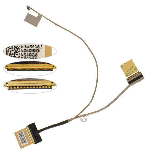Шлейф матрицы для ноутбука ASUS (X412UA X412 V4000D V4000), (14005-02950000 1422-037T0AS)