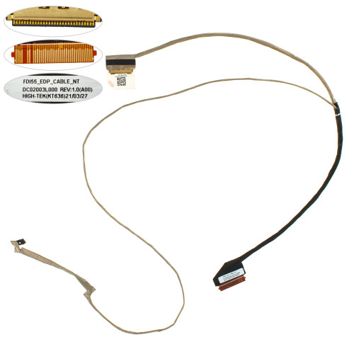 Шлейф матрицы для ноутбука DELL (5593 Inspiron 5593), (0FY9WT dc02003l000)