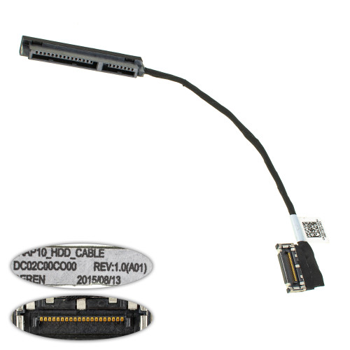 Шлейф жесткого диска SSD/HDD для ноутбука DELL (Alienware 15E 15 R1 R2 17 R2 R3 17x R2 P42F P43F), (dc02c00co00 0dcr9x)