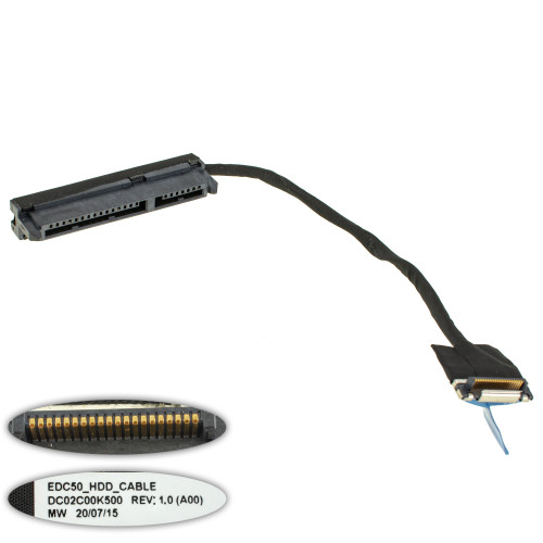 Шлейф жесткого диска SSD/HDD для ноутбука  DELL (DELL E5500 5501 5502 5505 Precision 3540 3541 3542), (dc02c00k500 0XY5F7)
