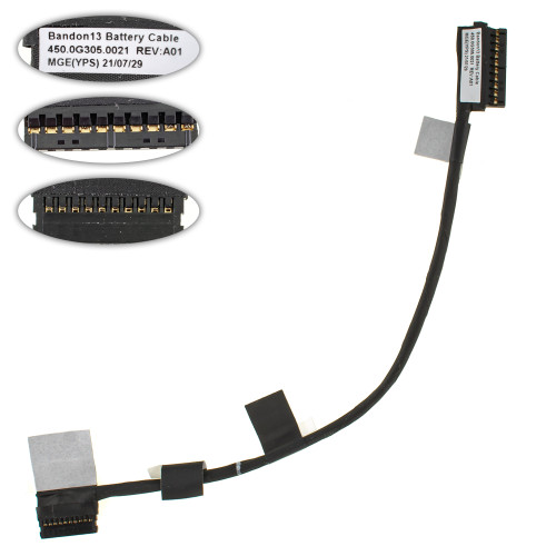 Шлейф для підключення акумулятора DELL (Latitude 5300 2-in-1 E5300), (0G0PMP 450.0g305.0021)
