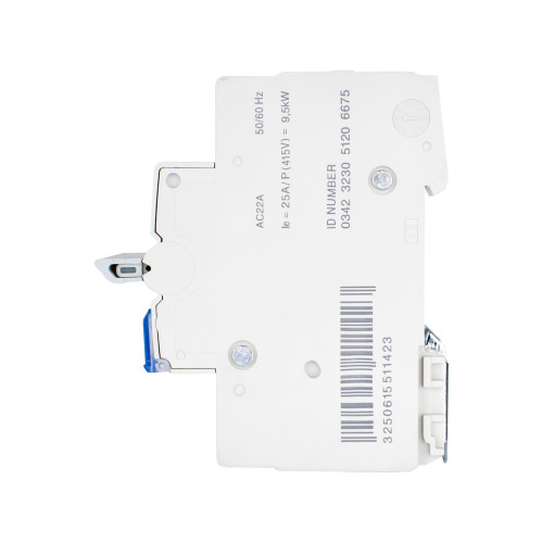 Переключатель напряжения 2-0-1, 2P, 25A, 5.6kW, 50Hz