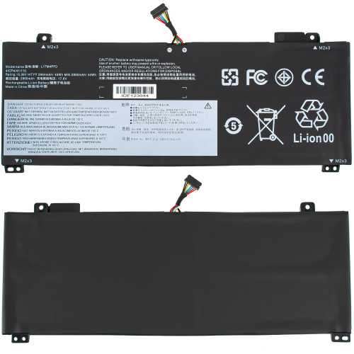 Батарея для ноутбука LENOVO L17M4PF0 (IdeaPad S530-13IWL, S530-13IML) 15.2V 2900mAh 44Wh Black