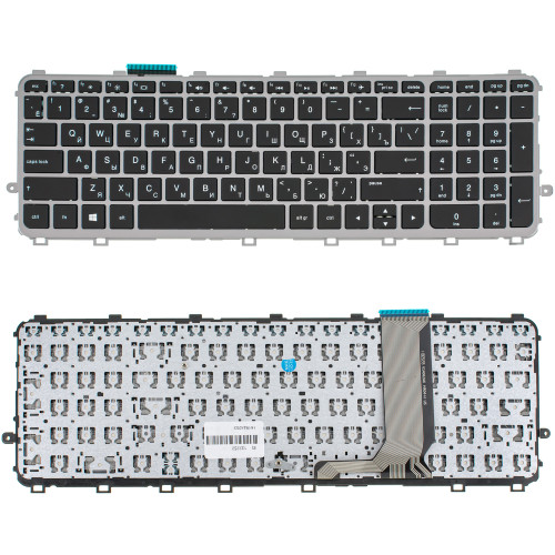 Клавиатура для ноутбука HP (Envy: 15-J, 15T-J, 15Z-J, 17-J, 17T-J series) rus, silver