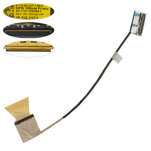 Шлейф матрицы для ноутбука HP (ProBook: 840 G7, 845 G7) 30pin  (6017B1590901)