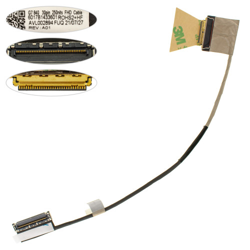 Шлейф матрицы для ноутбука HP (ProBook: 840 G7, 845 G7) 30pin  (6017B1433601)