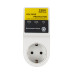 Реле напряжения Open Electric VP-2166, 165v-265V, 16a, 3000w, белый (220B-50гц), с индикатором