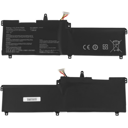 Батарея для ноутбука ASUS C41N1541 (ROG Strix: GL702VT, GL702VM, GL702ZC series) 15.2V 5000mAh 76Wh Black
