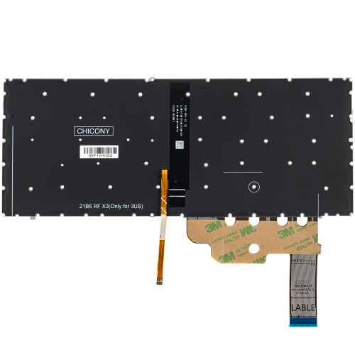 Клавіатура для ноутбука HP (EliteBook X360: 1040 G9) rus, black, без фрейма, підсвічування клавіш (ОРИГІНАЛ)