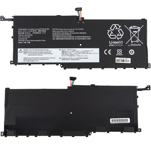 Батарея для ноутбука LENOVO 00HW028 (ThinkPad X1C Carbon 6th Generation) 15.2V 3680mAh 56Wh Black