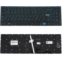 Клавиатура для ноутбука LENOVO (IdeaPad: L340-15 series) eng, onyx black, без фрейма, подсветка клавиш (DARK BLUE)  (ОРИГИНАЛ)