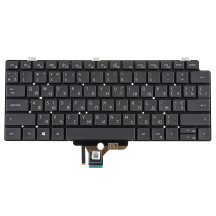 Клавіатура для ноутбука DELL (Latitude: 7310), rus, black, без фрейму(ОРИГІНАЛ)