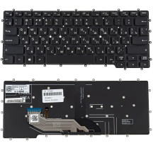 Клавіатура для ноутбука DELL (Latitude: 9410), rus, black, без фрейму (ОРИГІНАЛ)