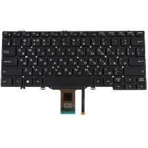Клавіатура для ноутбука DELL (Latitude: 3200, 3300, 5200), rus, black, без фрейма (ОРИГИНАЛ)