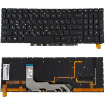 Клавиатура для ноутбука HP (Omen: 15-EK, 16-B series ) rus, black, без фрейма, подсветка клавиш (RGB 4) (ОРИГИНАЛ)