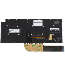 Клавиатура для ноутбука DELL (Inspiron: 5390, 5490, 7490) ukr, gray, без фрейма, подсветка клавиш (ОРИГИНАЛ)
