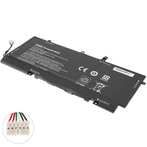 Батарея для ноутбука HP BG06XL (EliteBook Folio 1040 G3) 11.4V 3400mAh 39Wh Black