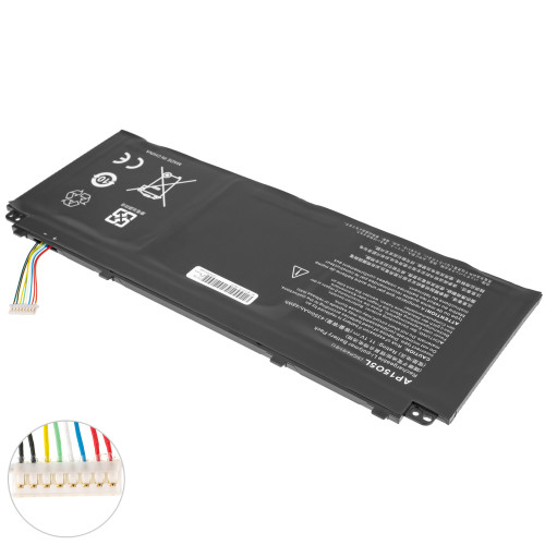 Батарея для ноутбука ACER AP15O3K (БЕЗ УШЕК) (Aspire S5-371, Swift 5 SF514-51) 11.1V 4350mAh 48Wh Black
