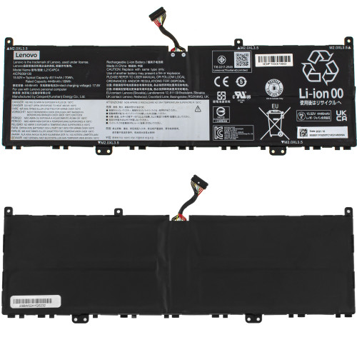 Оригинальная батарея для ноутбука LENOVO L21C4PC4 (Yoga Slim 7 ProX 14ARH7, 14IAH7) 15.52V 4511mAh 70Wh Black