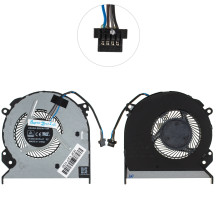 Оригинальный вентилятор для ноутбука XIAOMI 15.6 MI Ruby, 4pin (GPU FAN) (Forcecon FCN 0FL250000H, DFS531005PL0T) (Кулер)