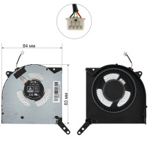 Оригинальный вентилятор 2шт для ноутбука LENOVO Legion 5 Pro 16ITH6H, 10V (CPU + GPU) (Кулер)